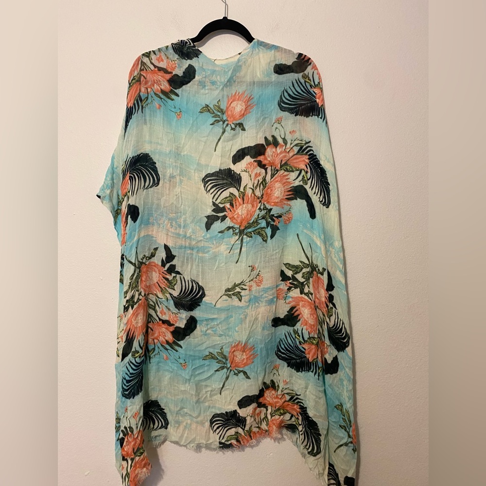 American Eagle Tropical Print Swim Coverup - Picture 6 of 8